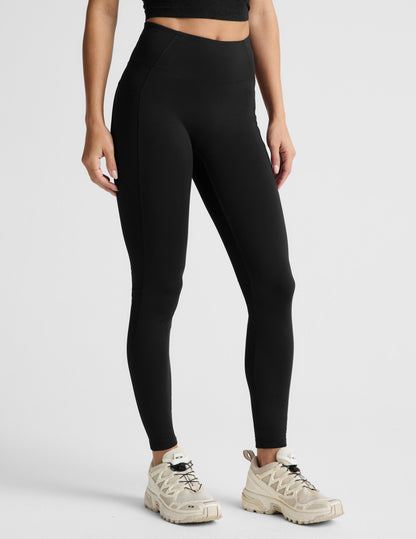 Beyond Yoga Pacer Fleece-Backed Zip Pocket Full Length Legging