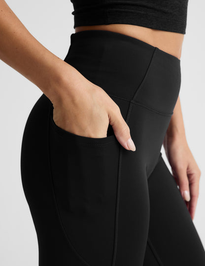 Beyond Yoga Pacer Fleece-Backed Zip Pocket Full Length Legging