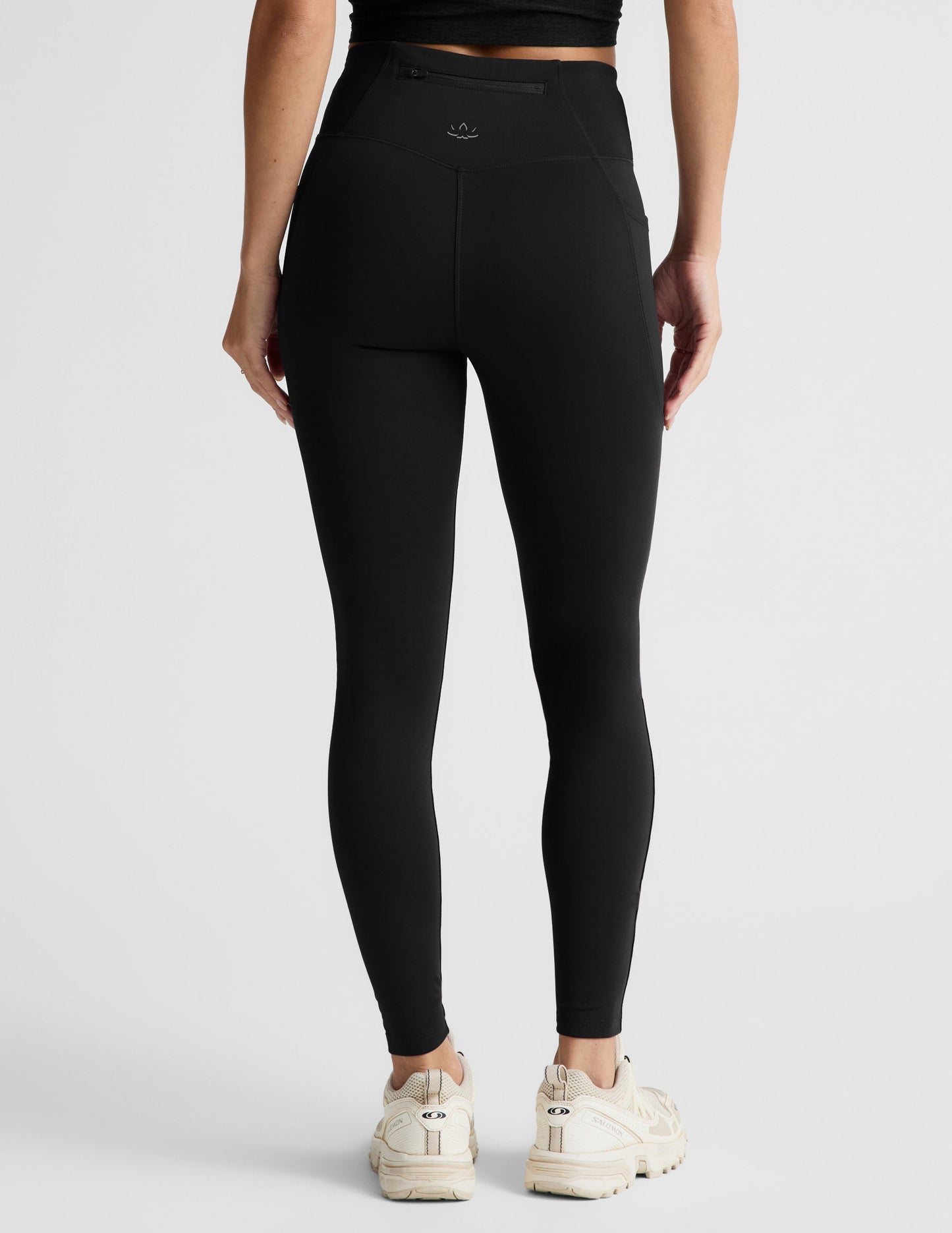 Beyond Yoga Pacer Fleece-Backed Zip Pocket Full Length Legging