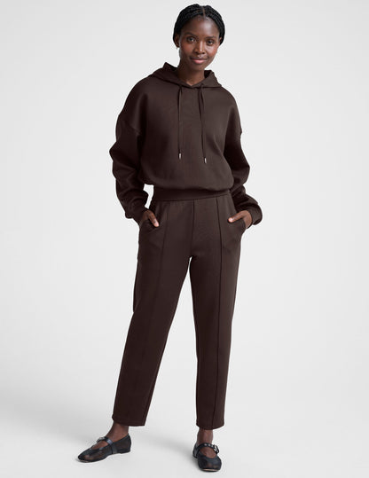Beyond Yoga Women's Tapered Ankle In The Flow Pants - Dark Chocolate