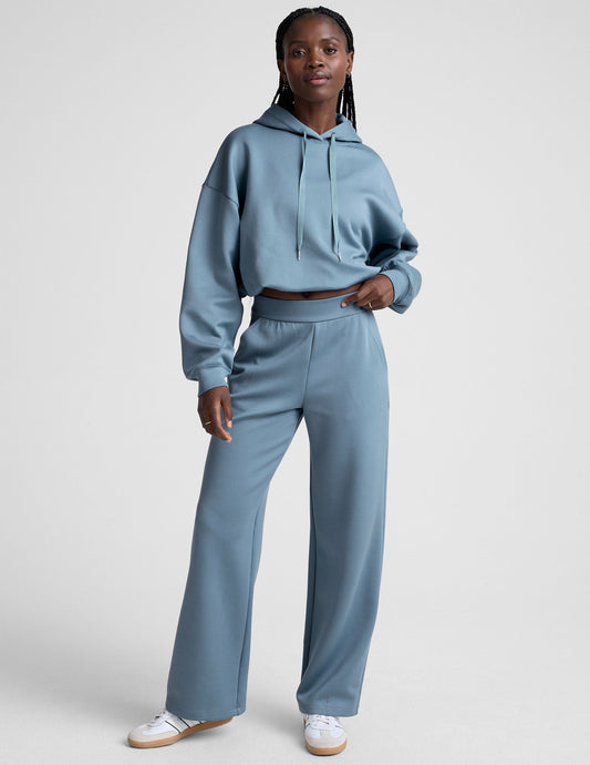 Beyond Yoga Wide Leg Pull On In The Flow Pants - Lunar Blue