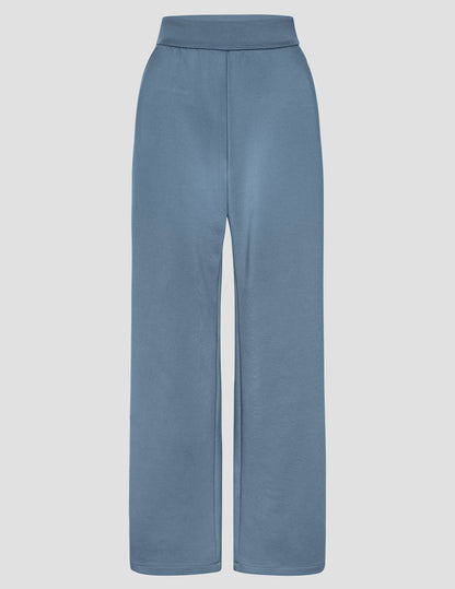 Beyond Yoga Wide Leg Pull On In The Flow Pants - Lunar Blue