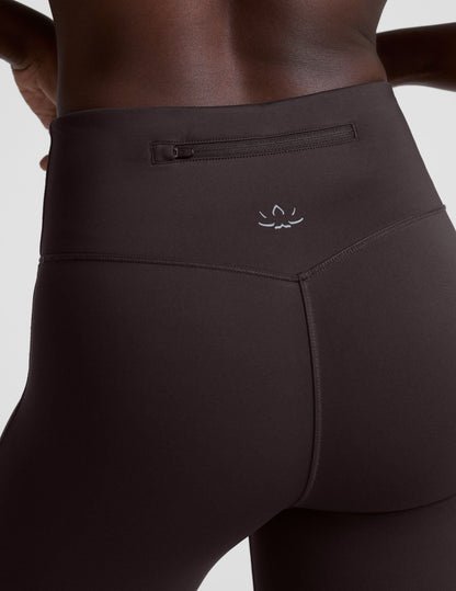Beyond Yoga Women's High Waisted Bootcut Fleece Pants - Dark Chocolate