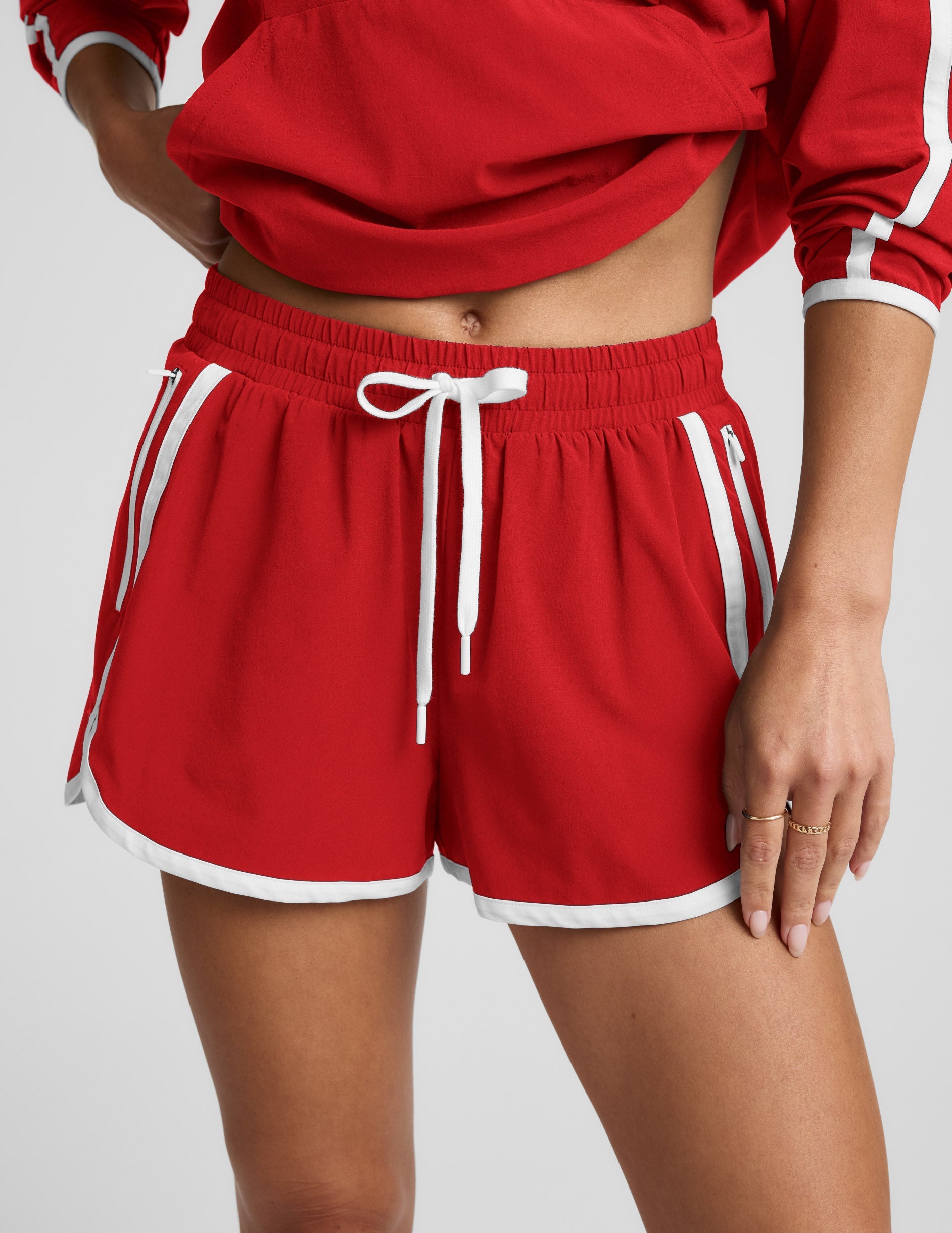 Beyond Yoga Women's Drawstring "The Course" Shorts - Chili Red