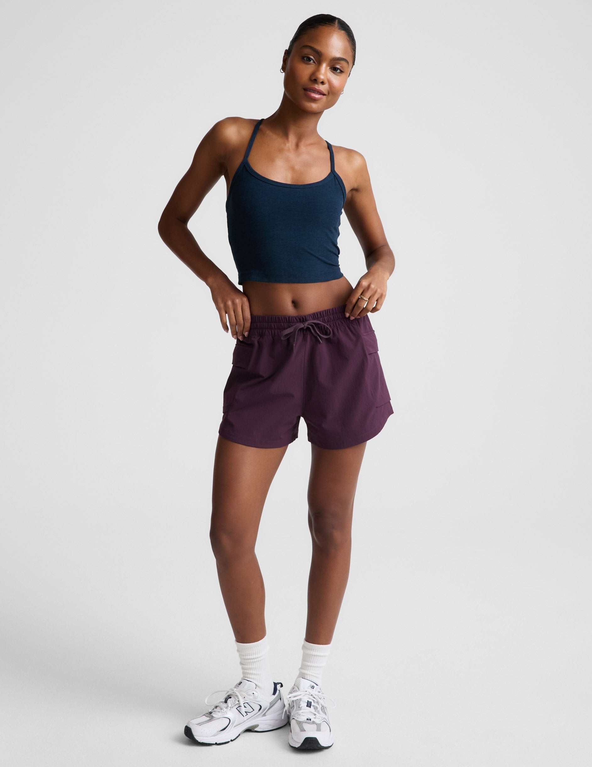 Beyond Yoga Women's 3" Peak Shorts - Brilliant Blackberry