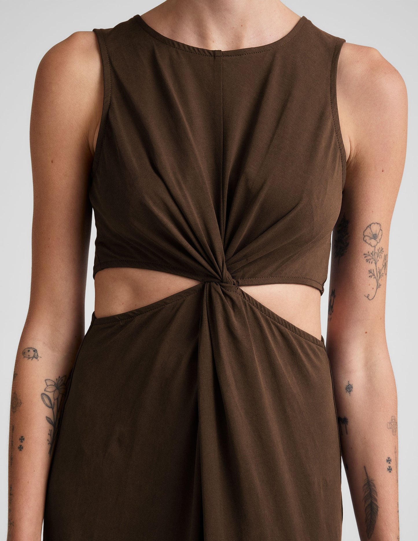 Beyond Yoga Around The World Front Twist Dress