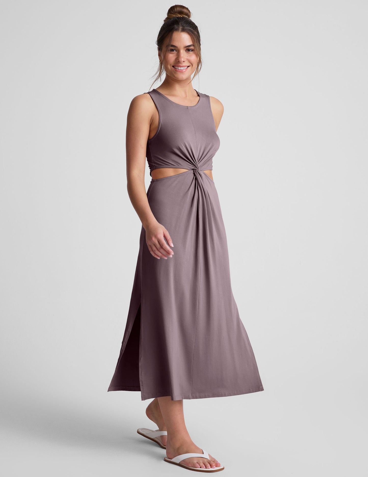 Beyond Yoga Around The World Front Twist Dress