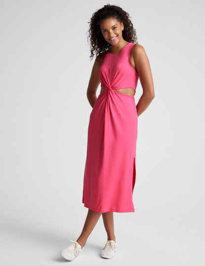 Beyond Yoga Around The World Front Twist Dress