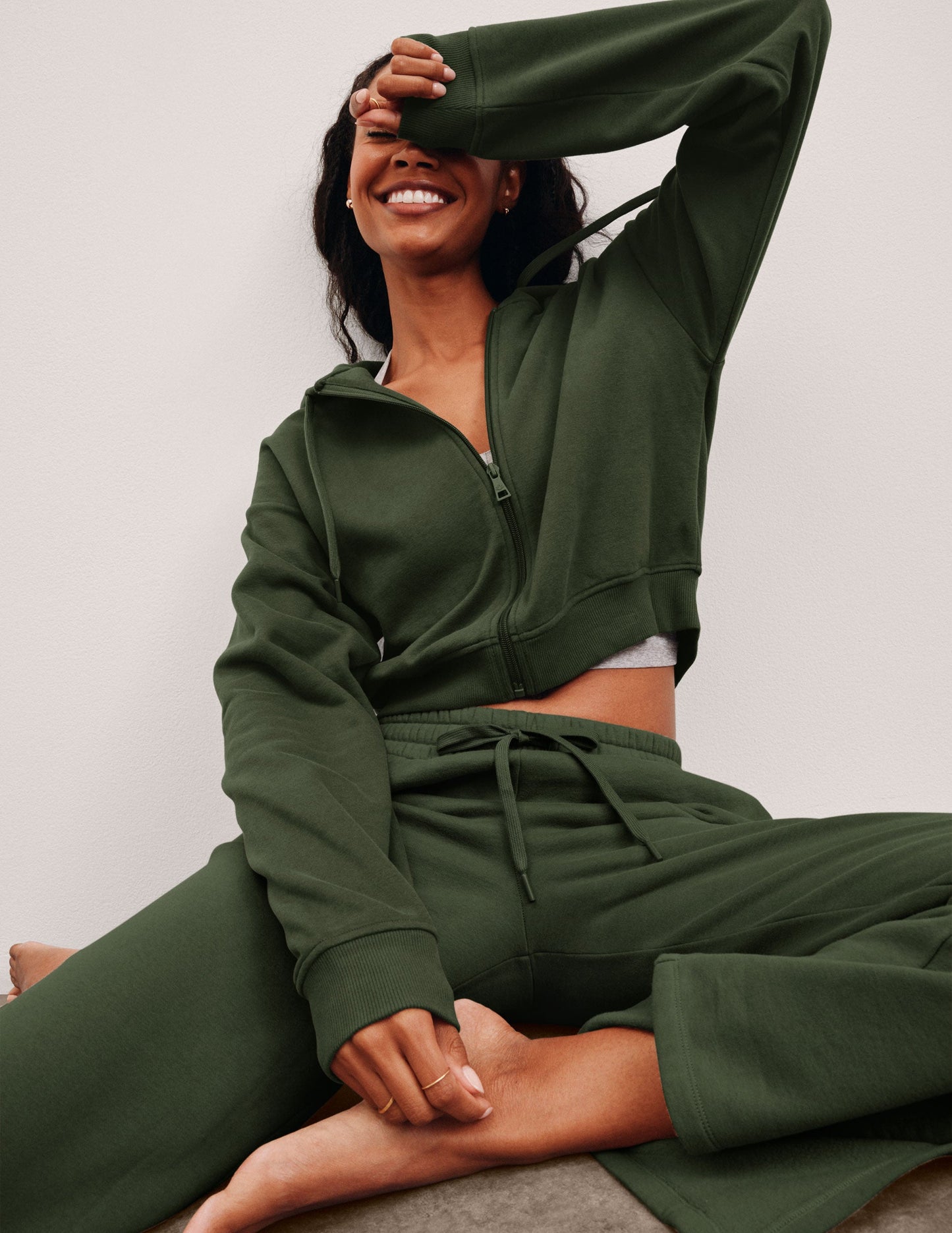 Beyond Yoga LuxeFleece Zip Up Hoodie