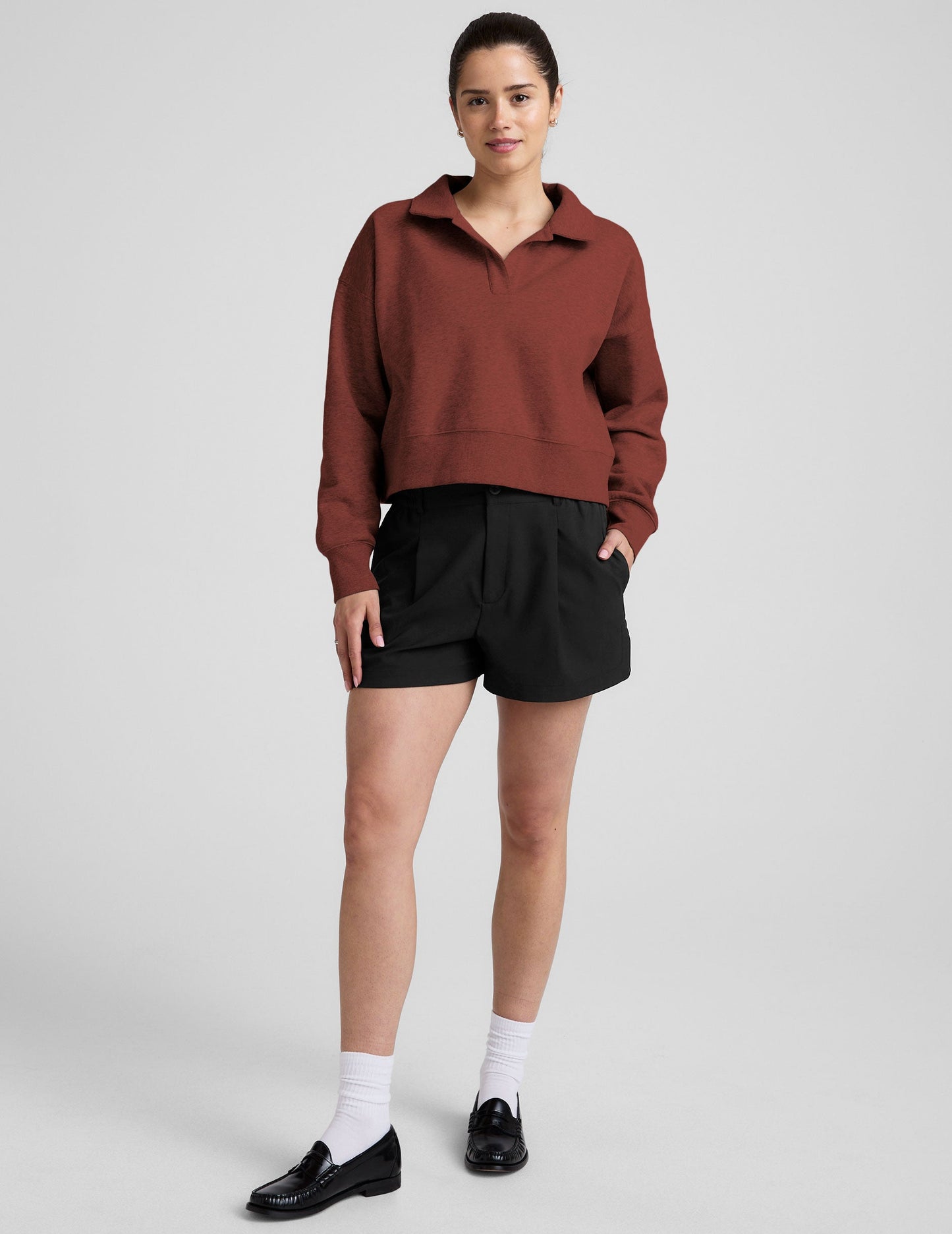 Beyond Yoga LuxeFleece Collared Sweatshirt