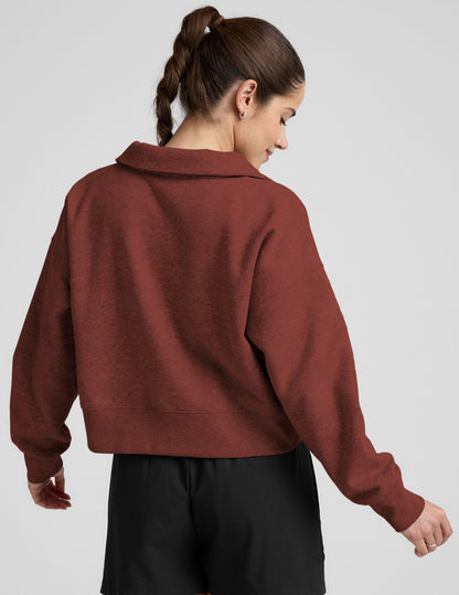 Beyond Yoga LuxeFleece Collared Sweatshirt