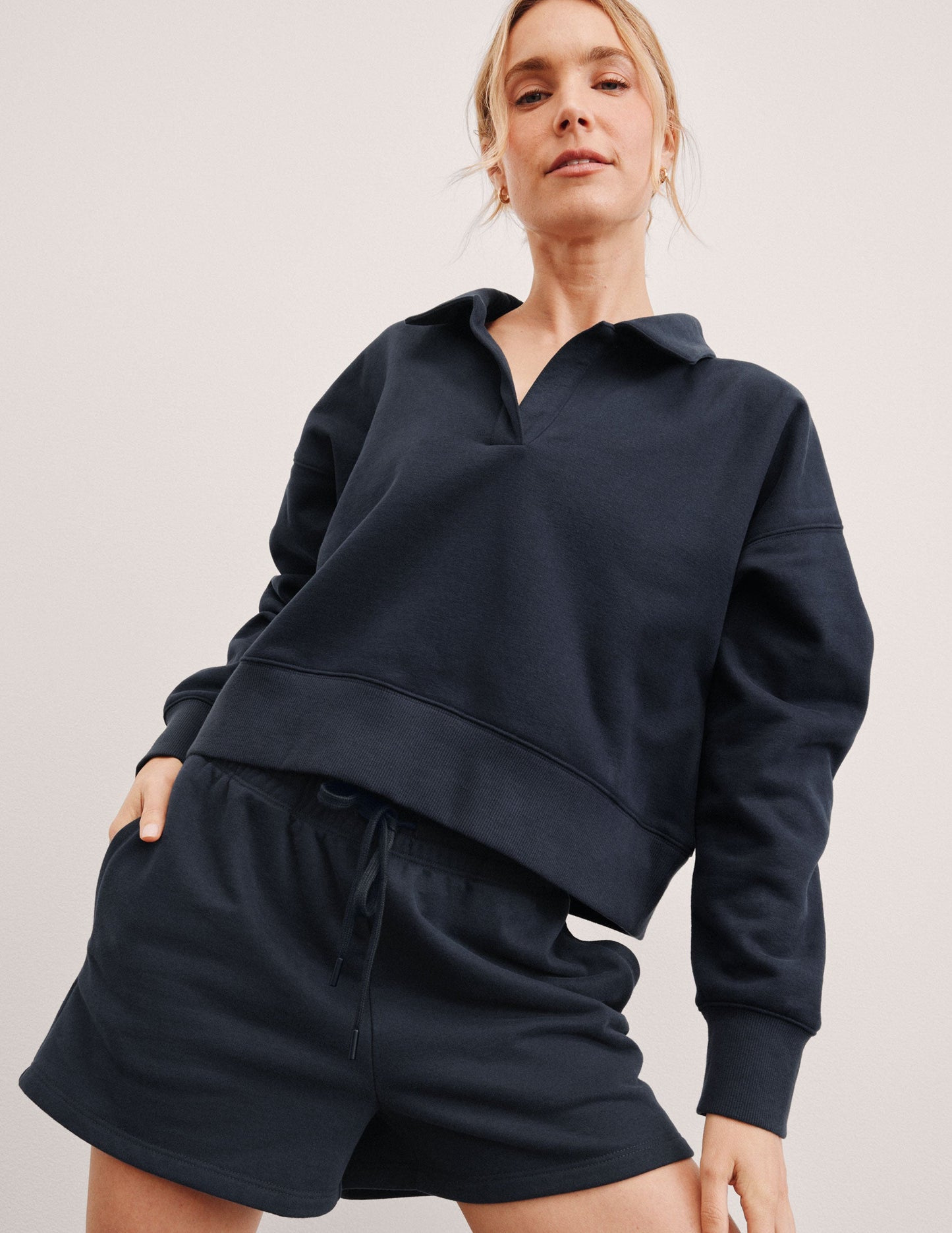 Beyond Yoga LuxeFleece Collared Sweatshirt