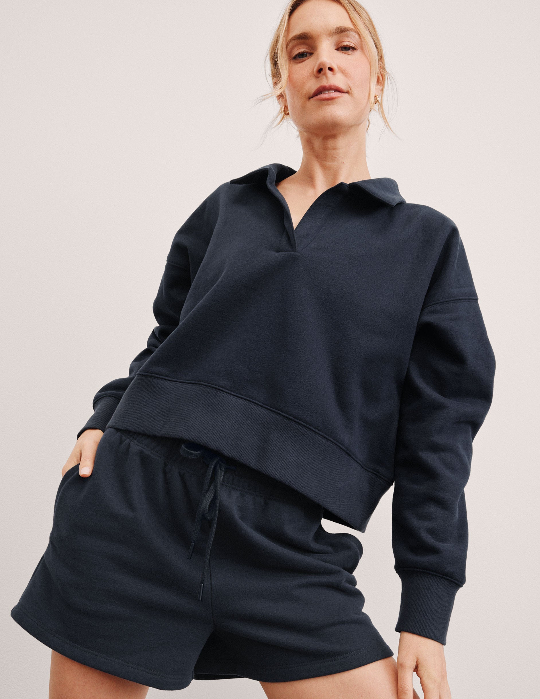 Beyond Yoga LuxeFleece Collared Sweatshirt
