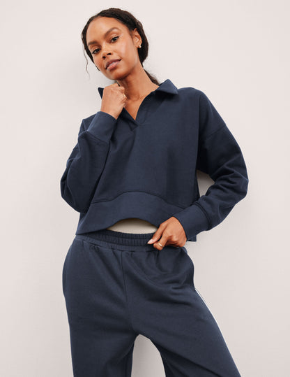 Beyond Yoga LuxeFleece Collared Sweatshirt