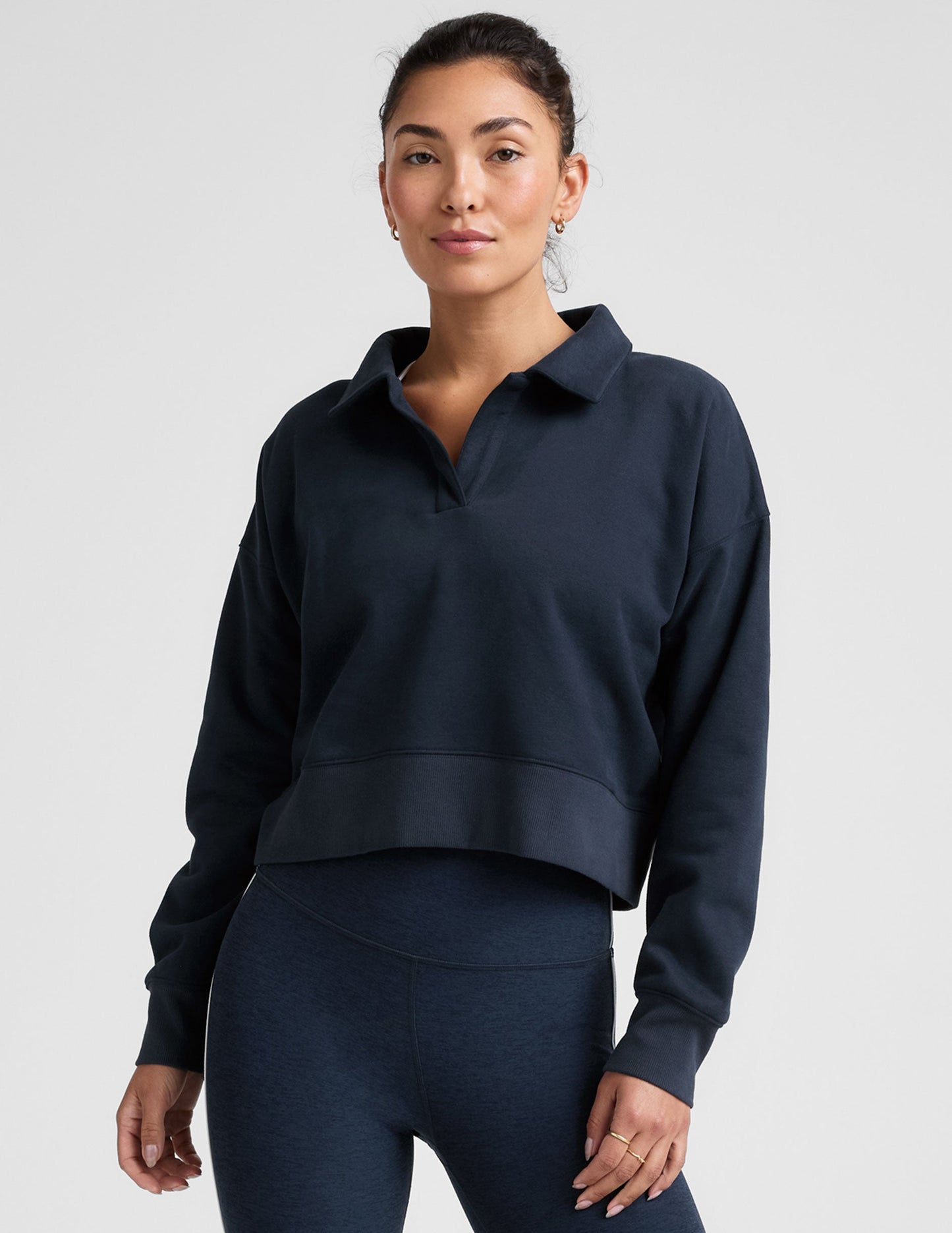 Beyond Yoga LuxeFleece Collared Sweatshirt