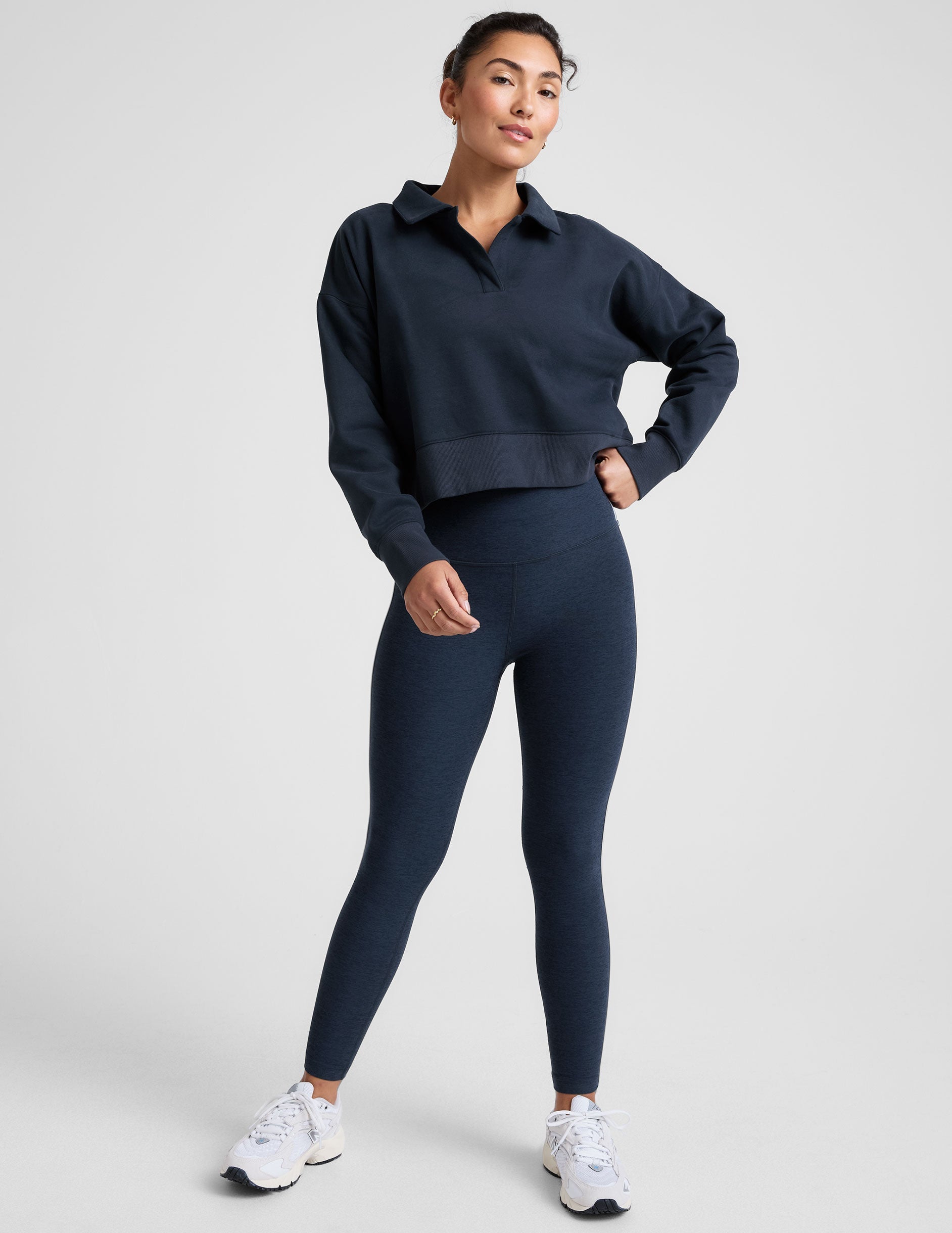 Beyond Yoga LuxeFleece Collared Sweatshirt
