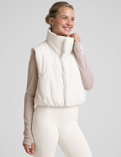 Beyond Yoga Warm Up Puffer Vest