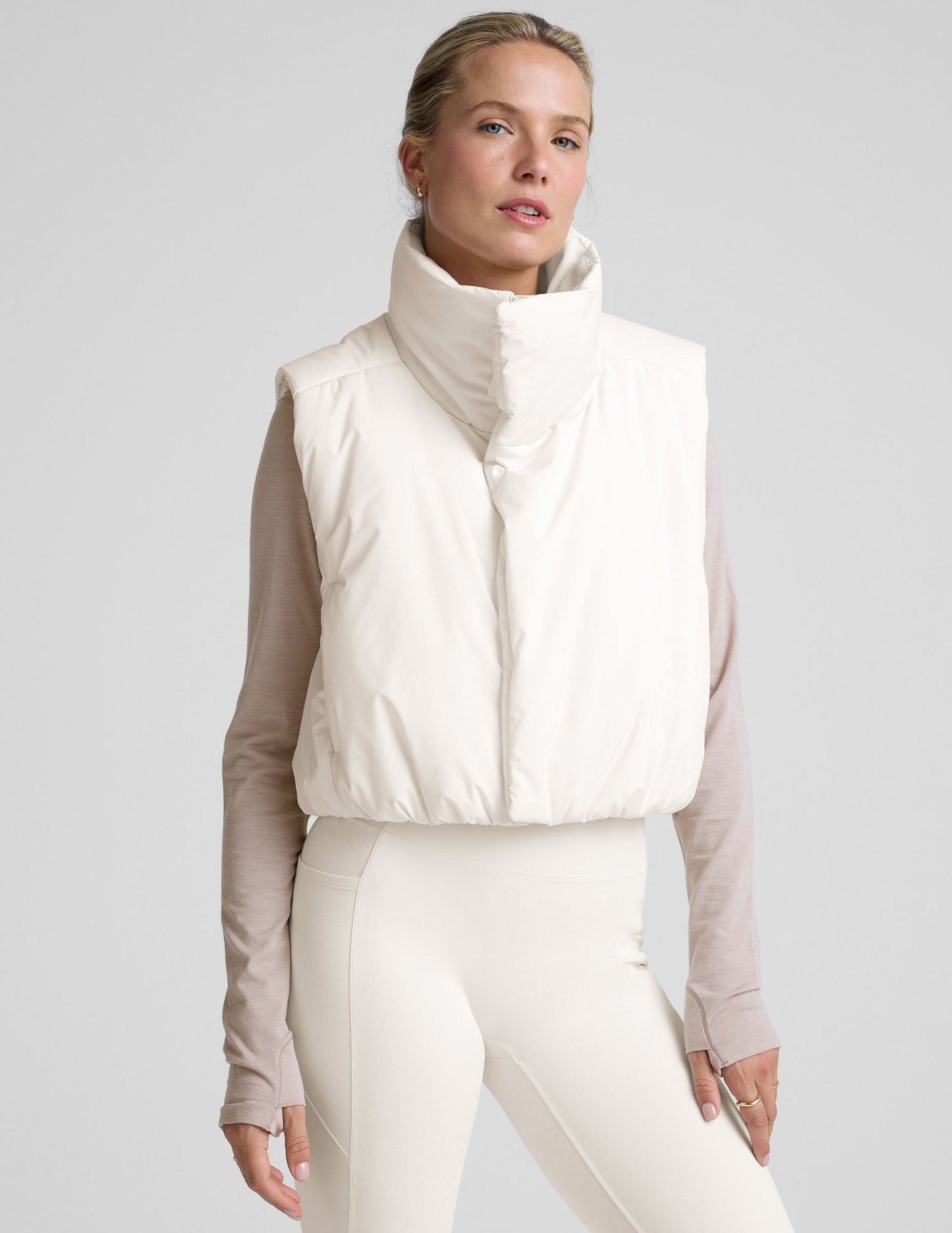 Beyond Yoga Warm Up Puffer Vest