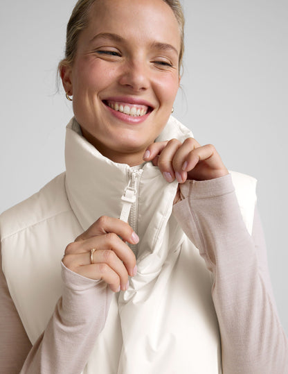 Beyond Yoga Warm Up Puffer Vest