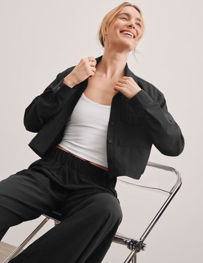 Beyond Yoga Midtown Cropped Jacket