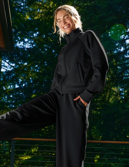 Beyond Yoga In The Flow Bomber Jacket
