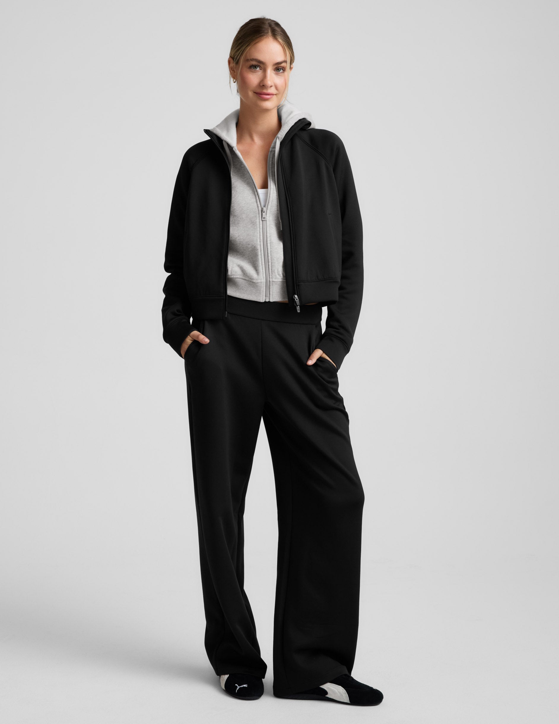 Beyond Yoga In The Flow Bomber Jacket