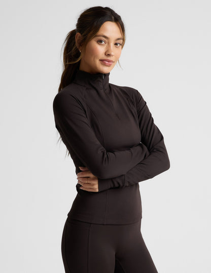 Beyond Yoga Pacer Fleece-Backed 1/4 Zip Pullover