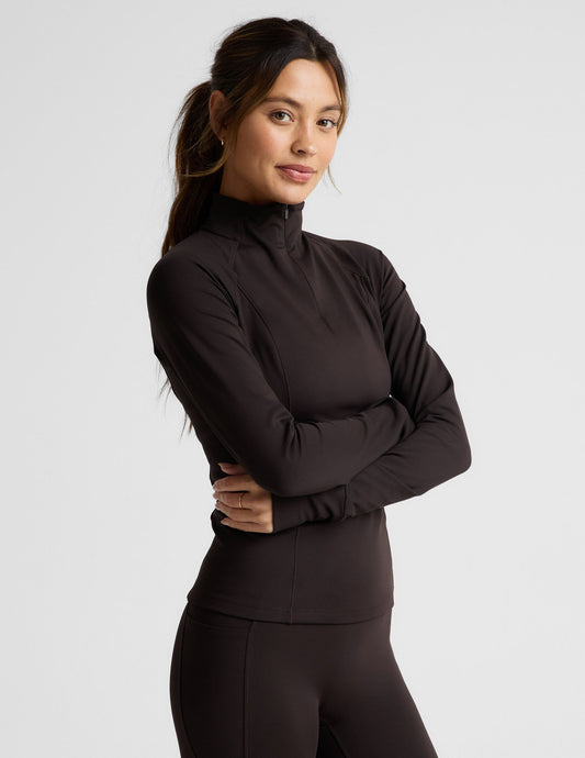 Beyond Yoga Pacer Fleece-Backed 1/4 Zip Pullover