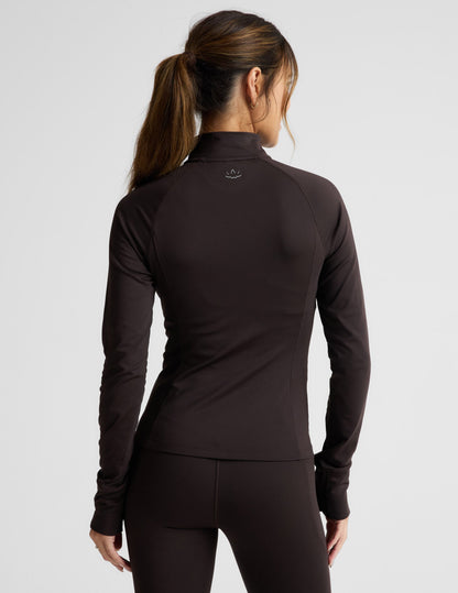 Beyond Yoga Pacer Fleece-Backed 1/4 Zip Pullover