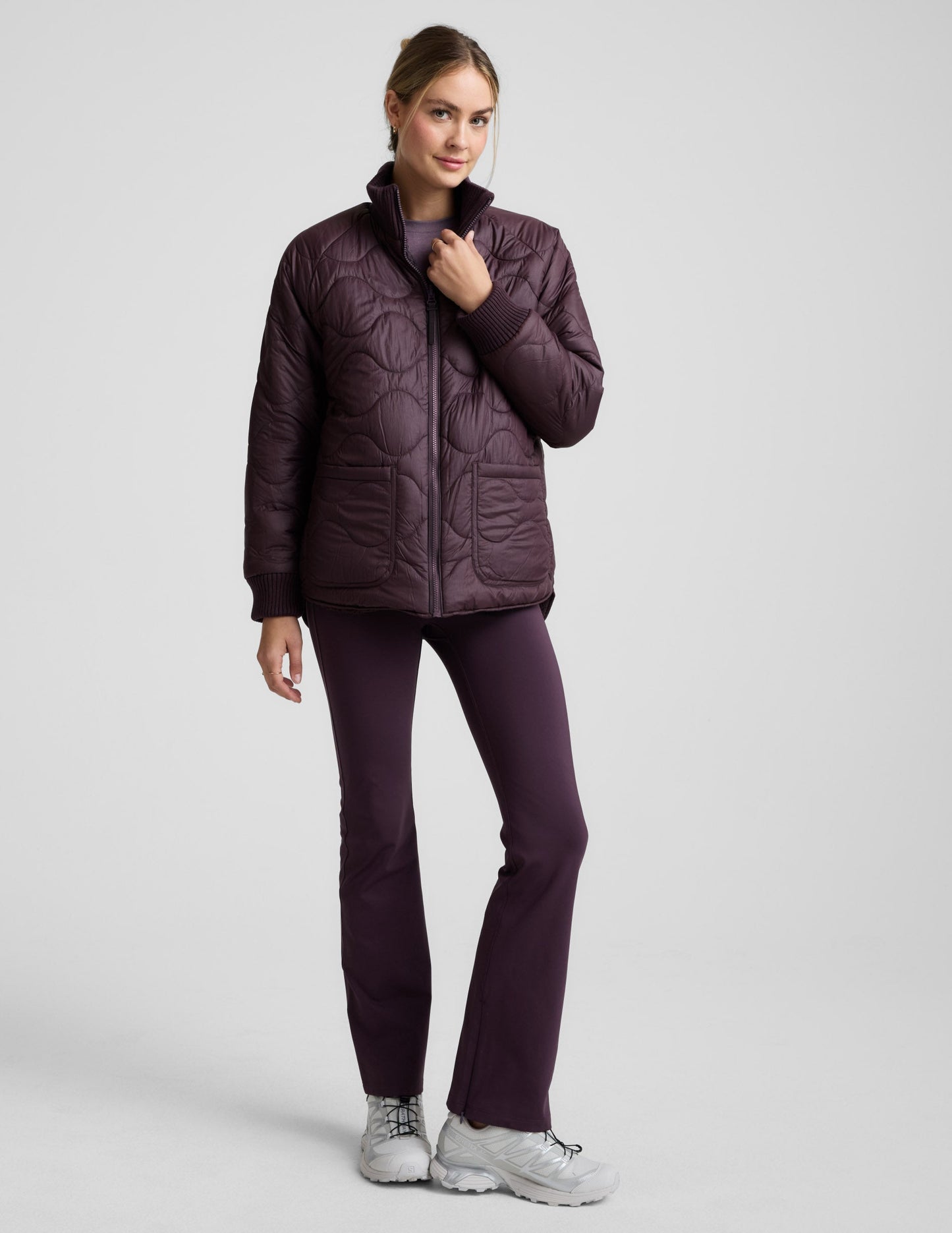 Beyond Yoga 2-Way Quilted Jacket