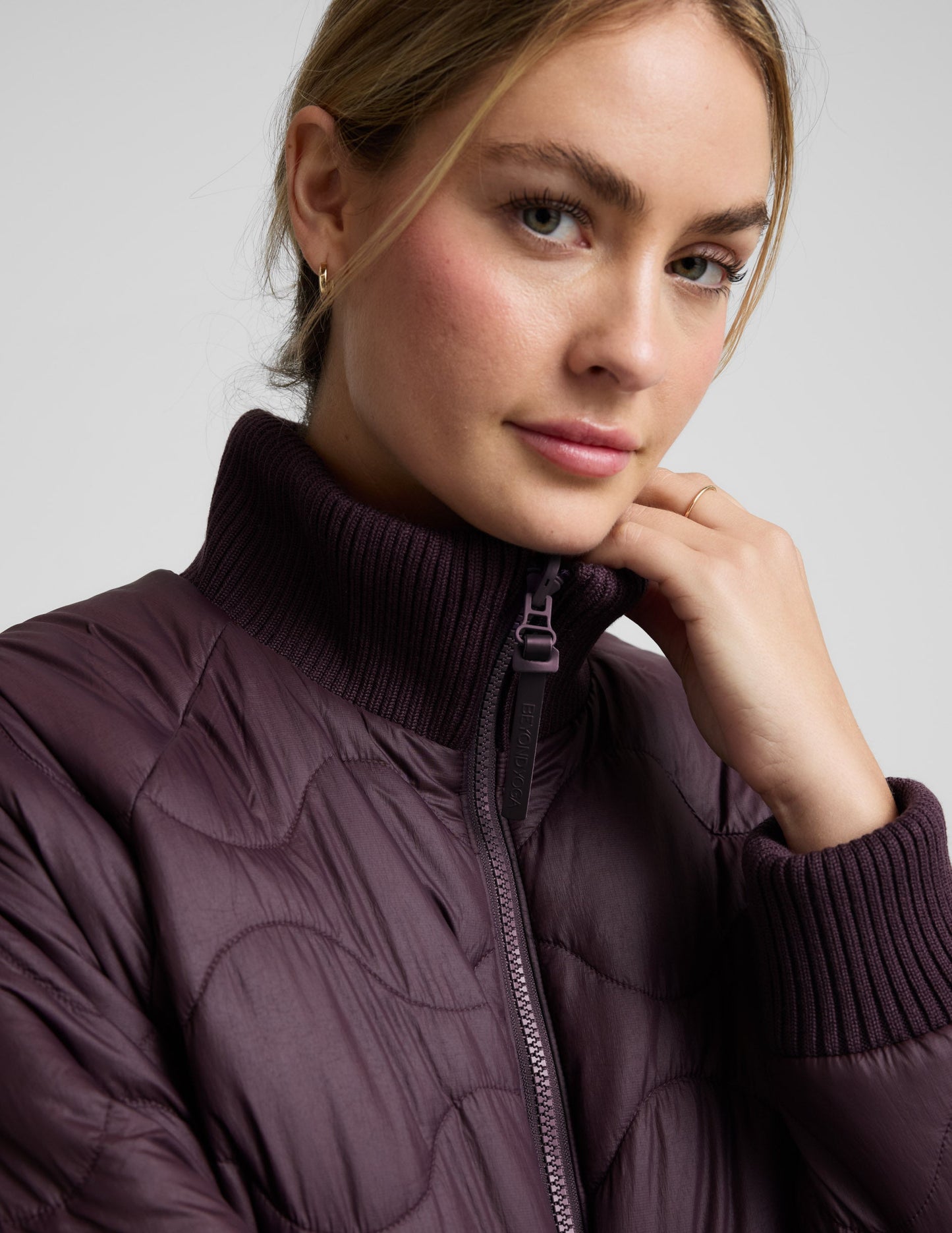 Beyond Yoga 2-Way Quilted Jacket