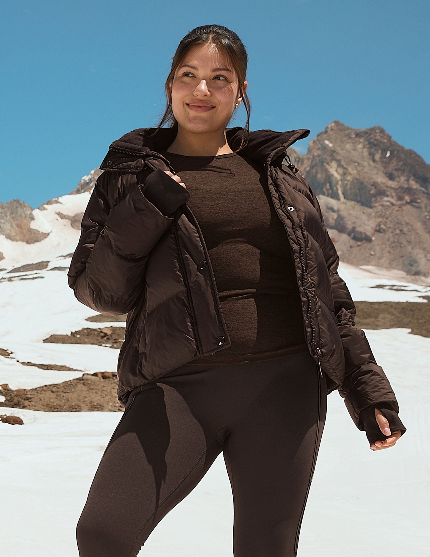 Beyond Yoga Big Cozy Hooded Puffer Jacket