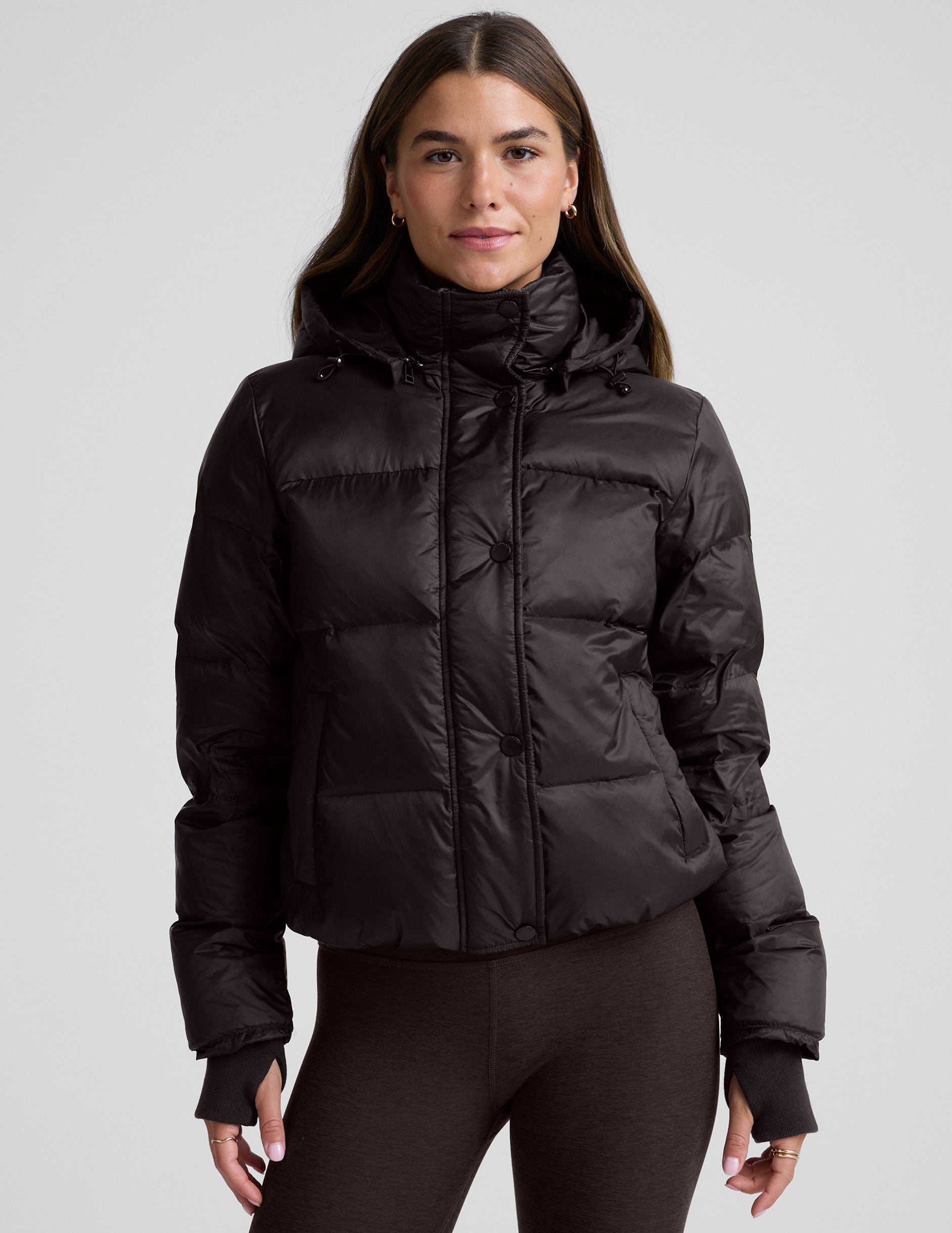 Beyond Yoga Big Cozy Hooded Puffer Jacket