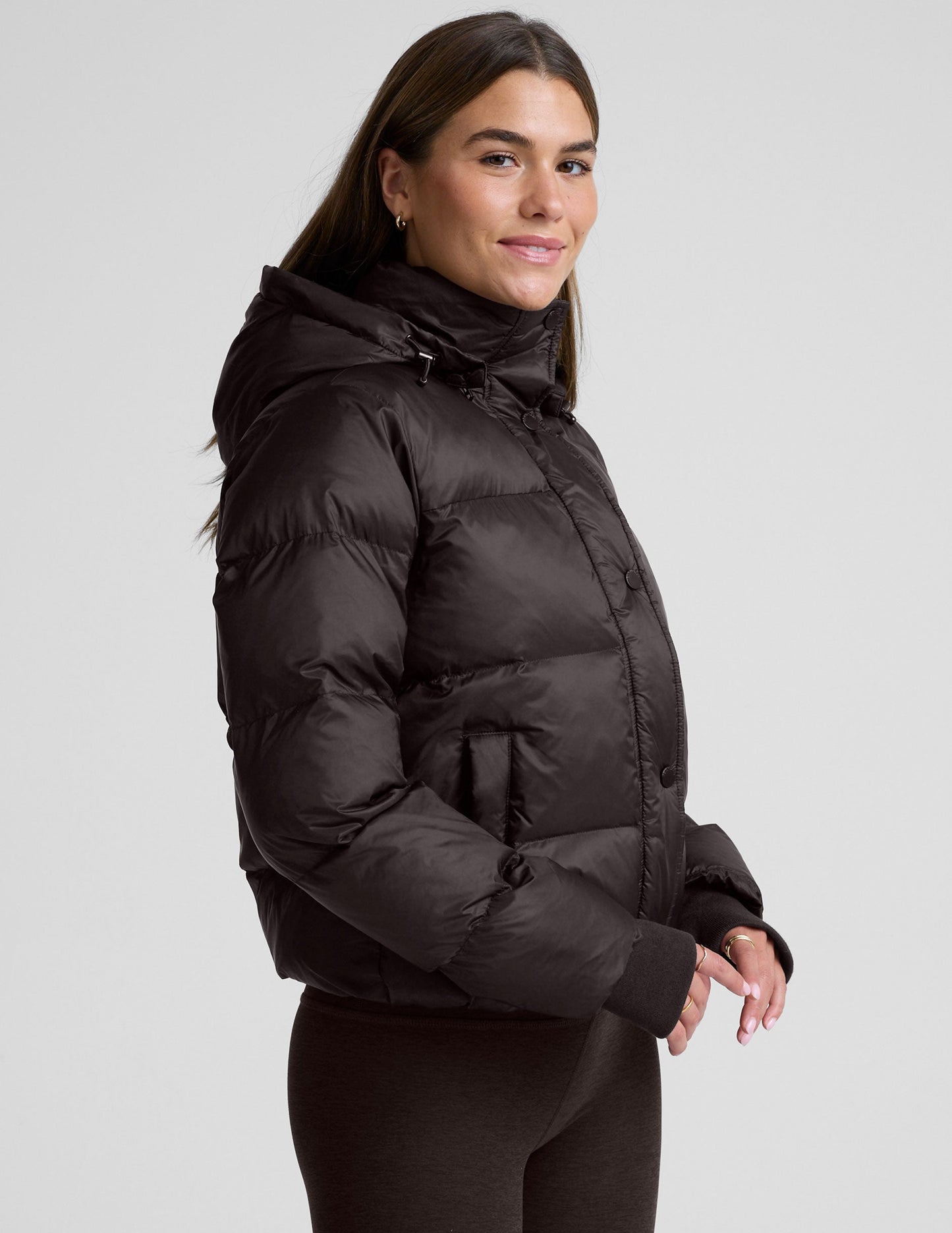 Beyond Yoga Big Cozy Hooded Puffer Jacket
