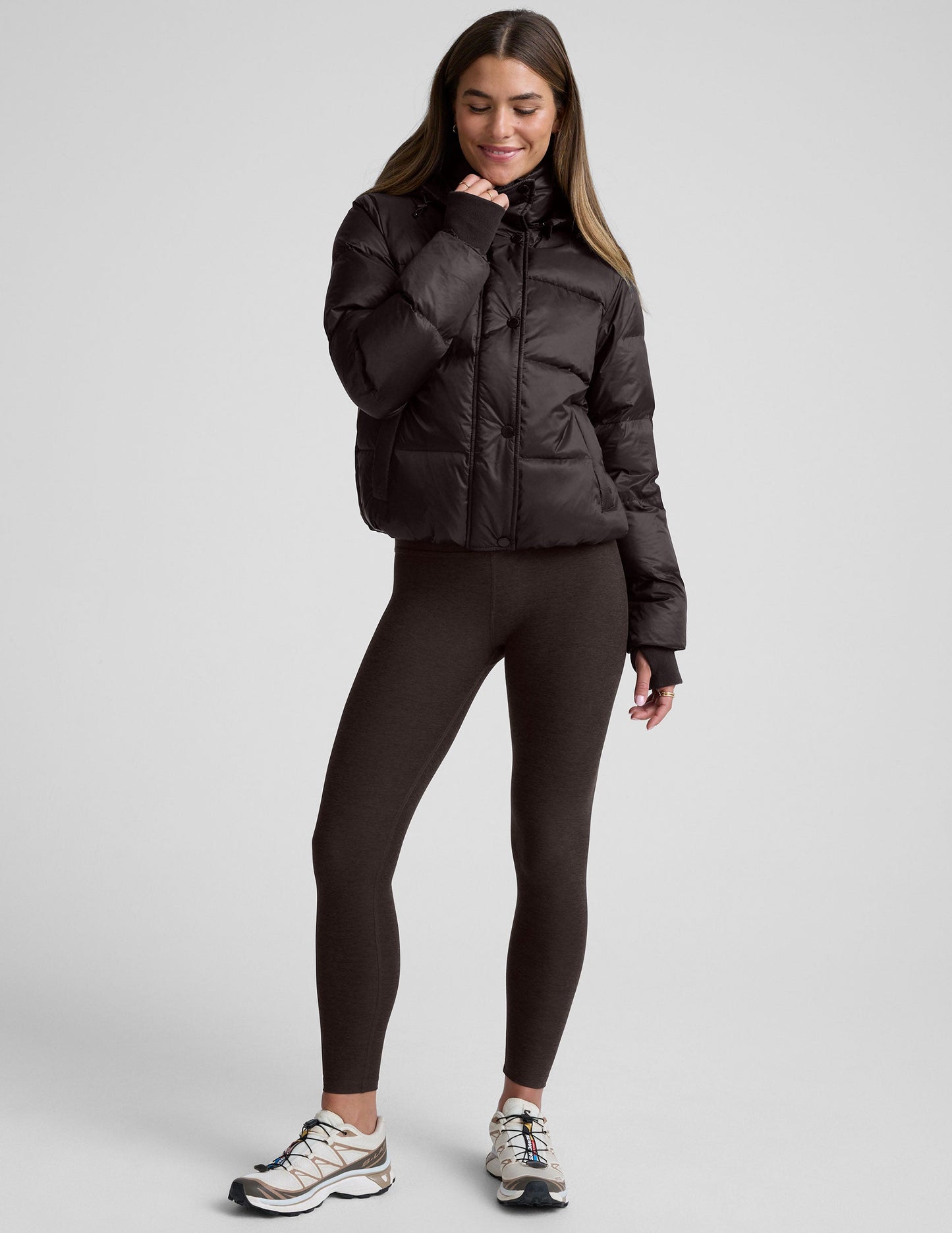 Beyond Yoga Big Cozy Hooded Puffer Jacket