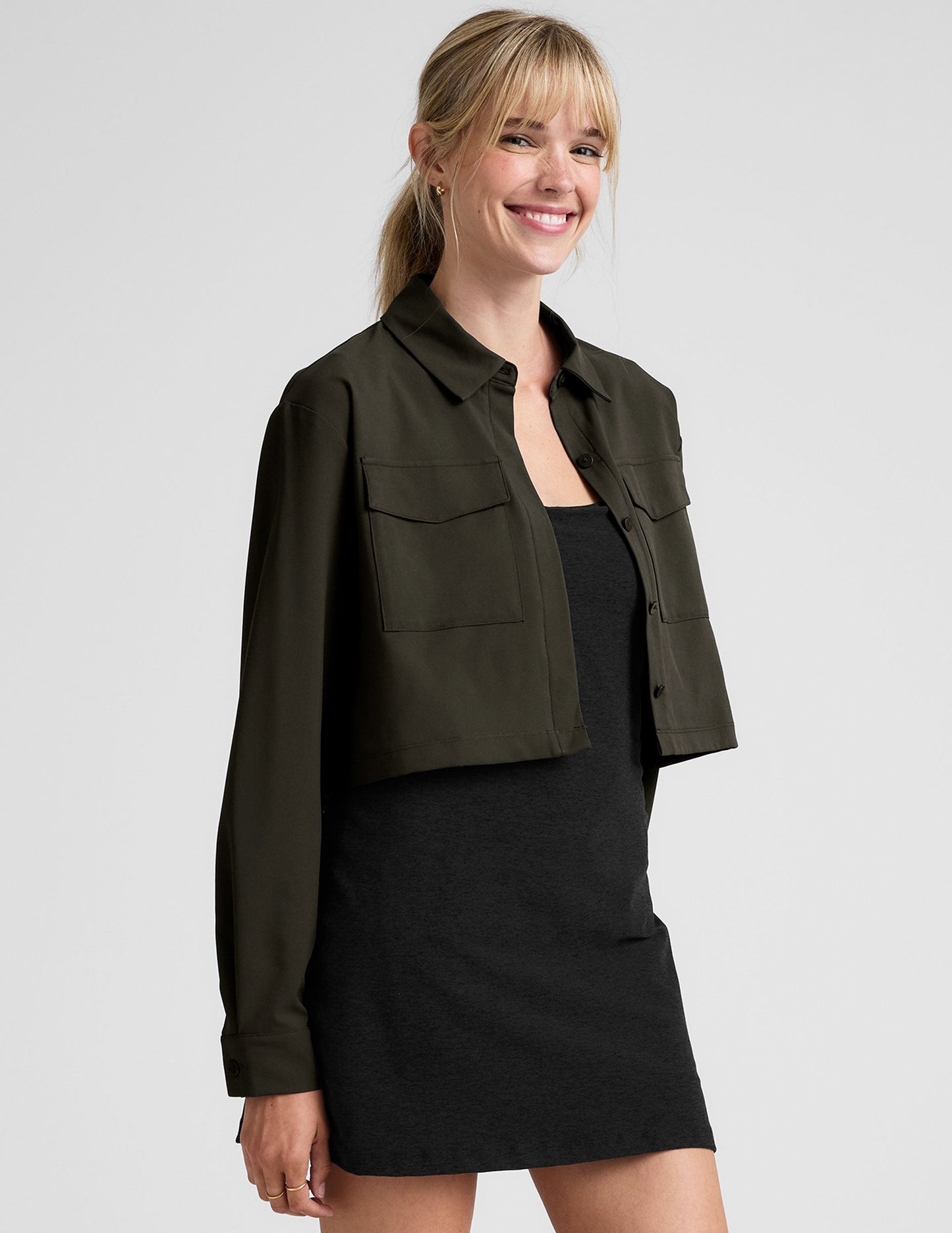 Beyond Yoga Midtown Cropped Jacket