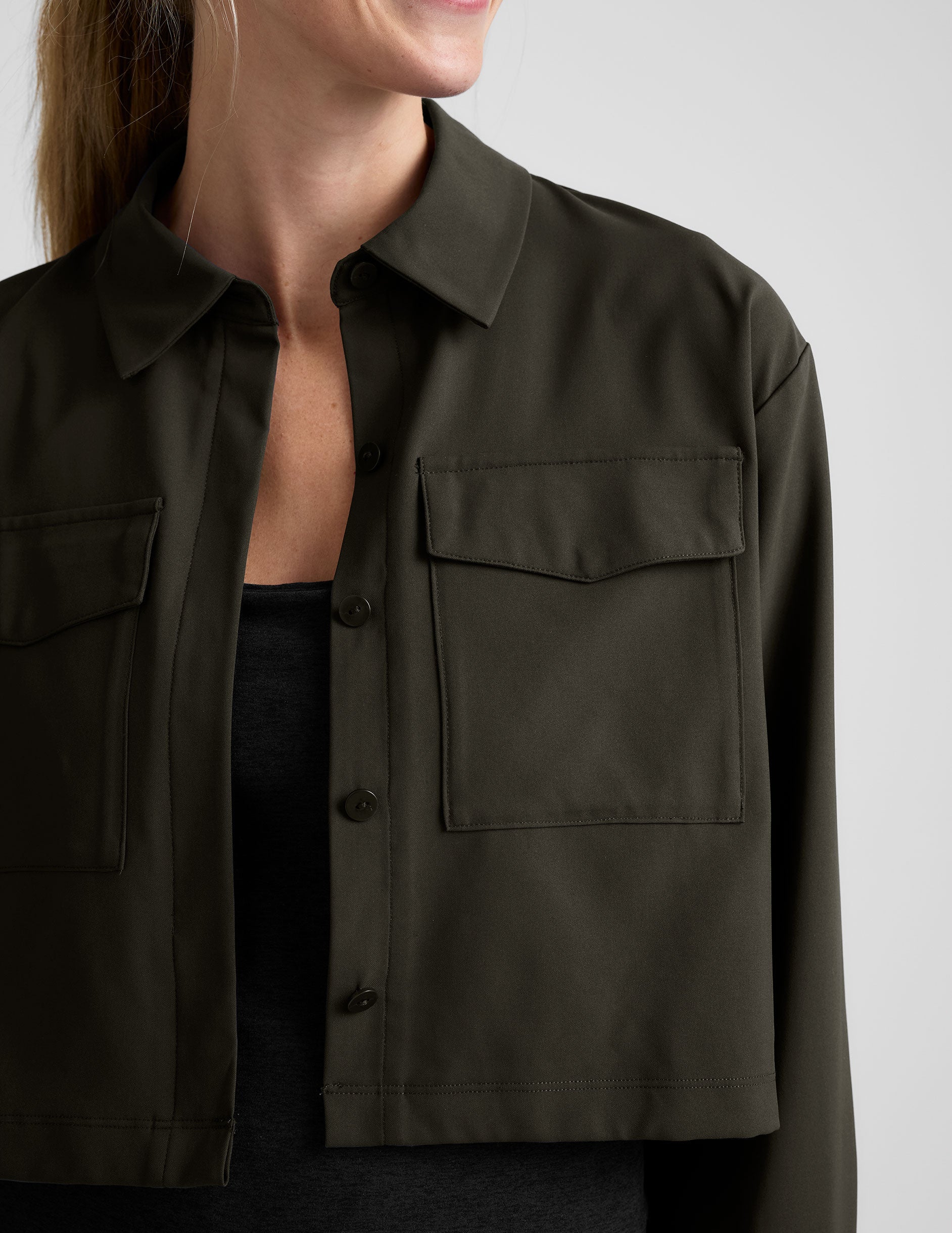 Beyond Yoga Midtown Cropped Jacket
