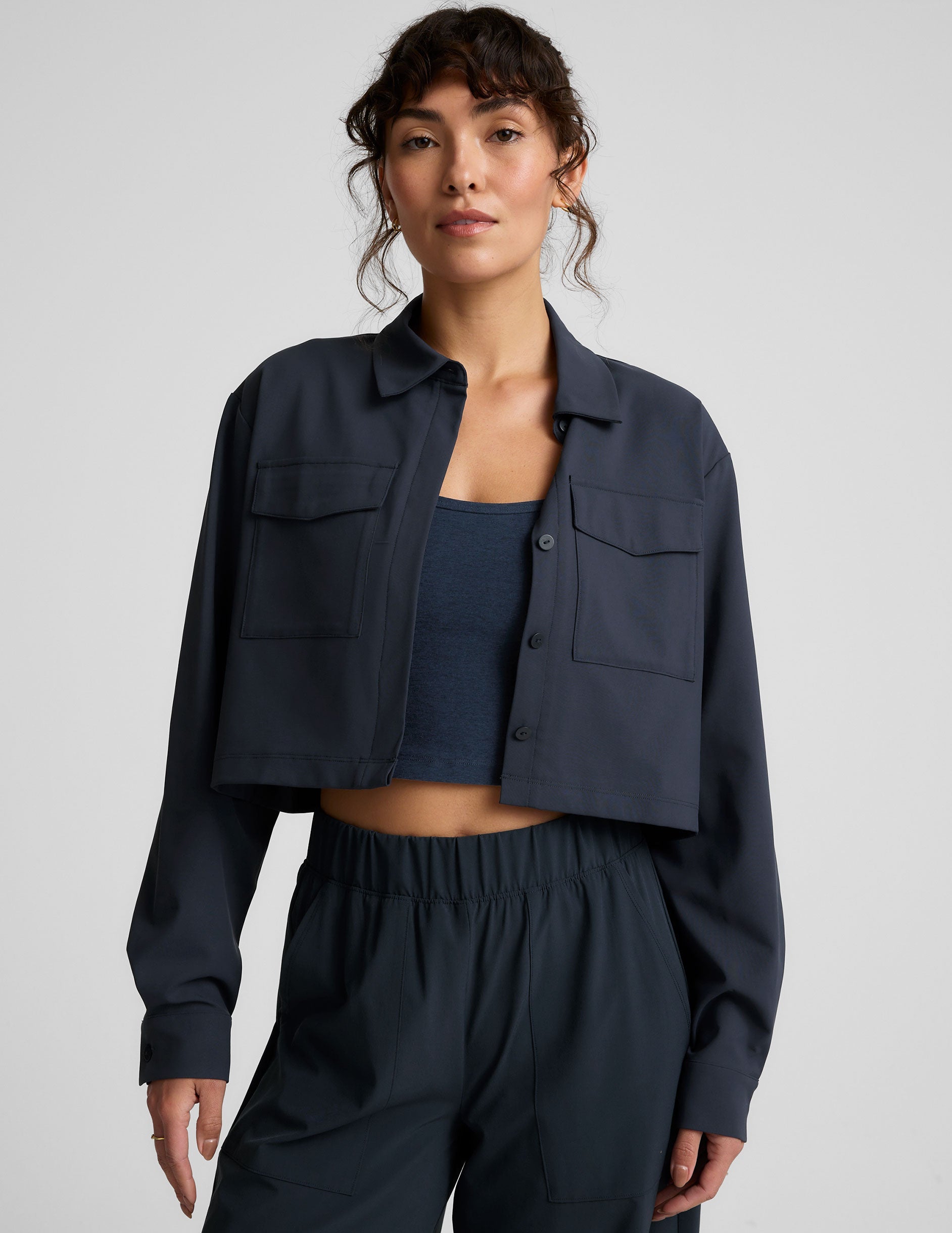 Beyond Yoga Midtown Cropped Jacket