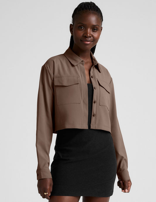 Beyond Yoga Midtown Cropped Jacket