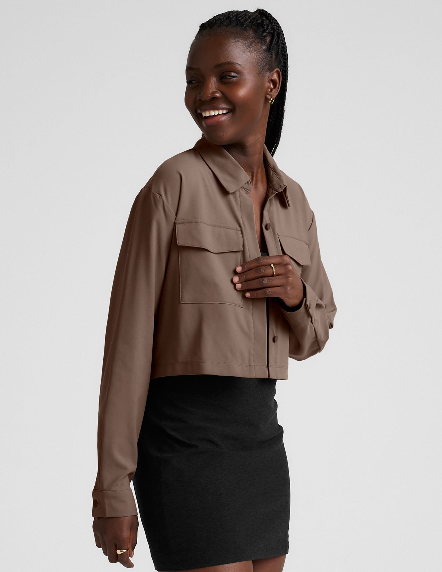 Beyond Yoga Midtown Cropped Jacket