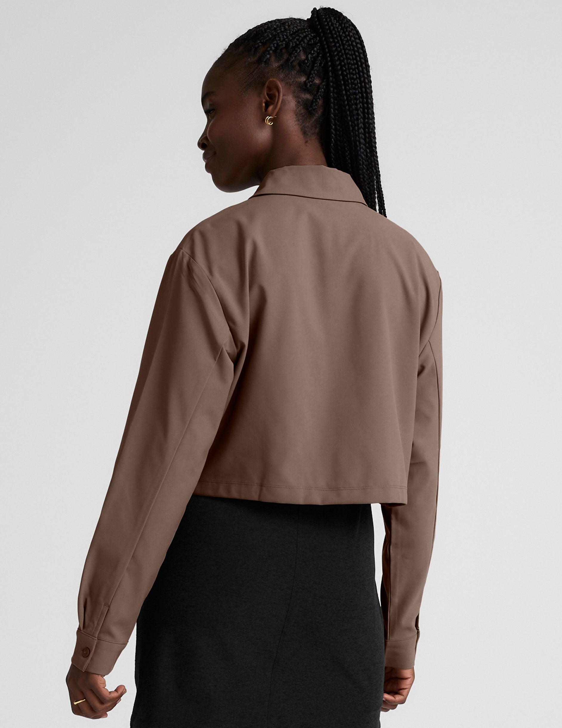 Beyond Yoga Midtown Cropped Jacket