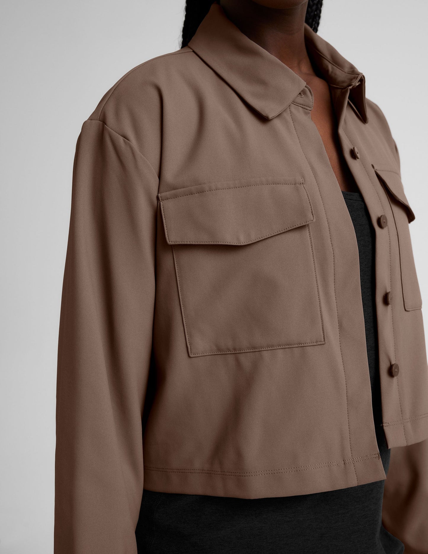 Beyond Yoga Midtown Cropped Jacket