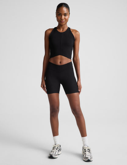 Beyond Yoga Women's 5" Ribbed Impulse Shorts - Black Onyx