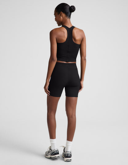 Beyond Yoga Women's 5" Ribbed Impulse Shorts - Black Onyx