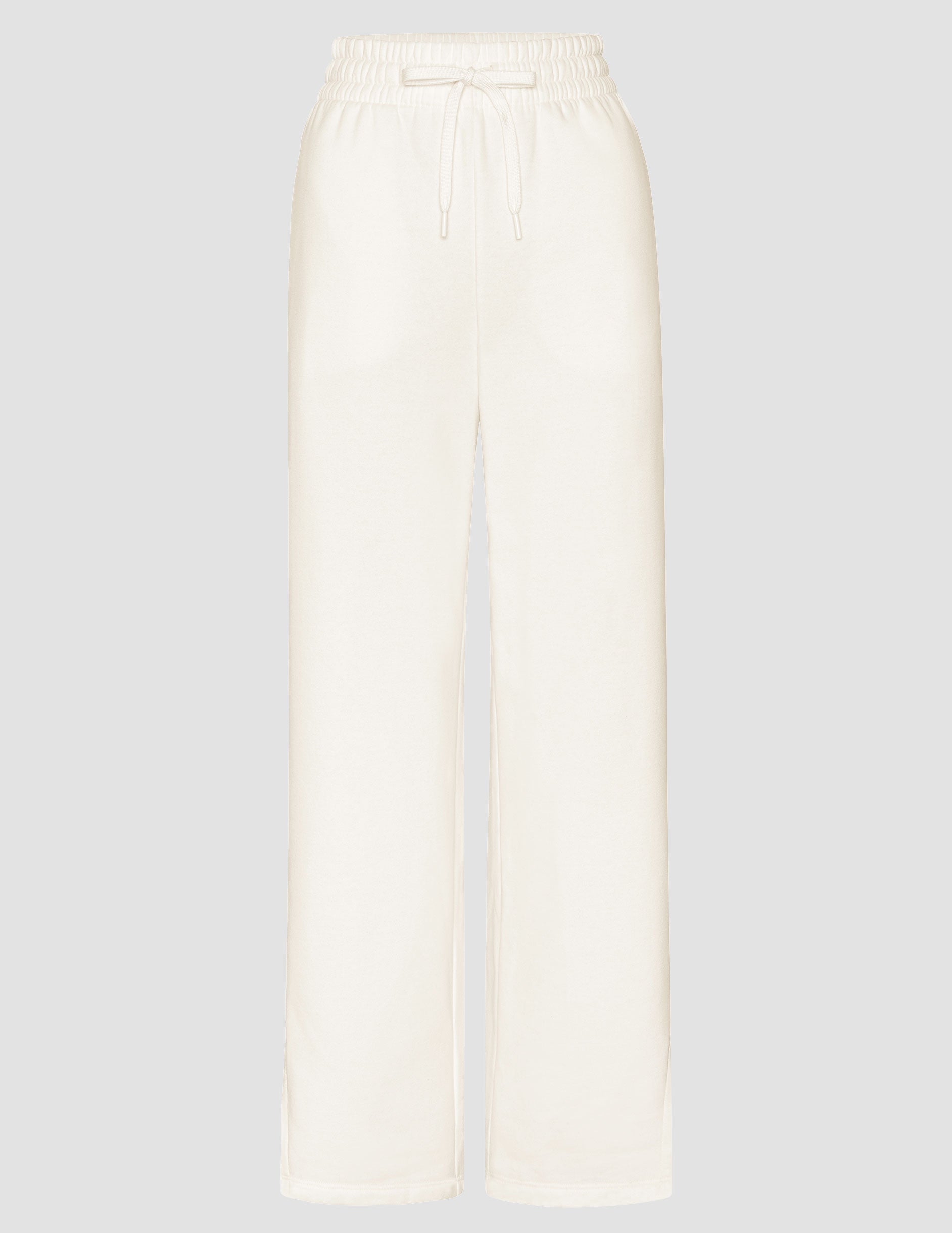 Beyond Yoga Side Slit Wide Leg LuxeFleece Pants - Fresh Snow