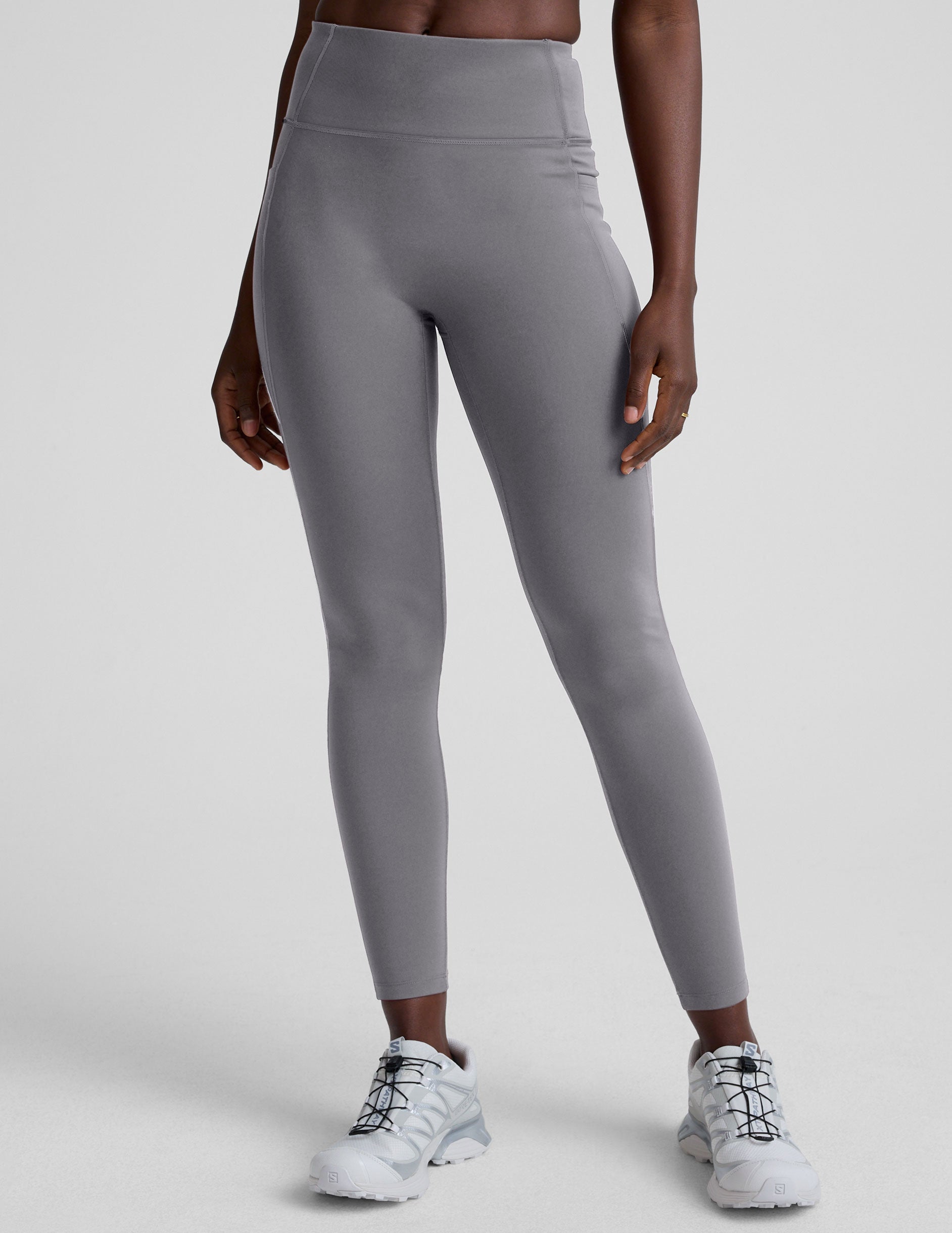 Beyond Yoga Pacer Fleece-Backed Zip Pocket Full Length Legging