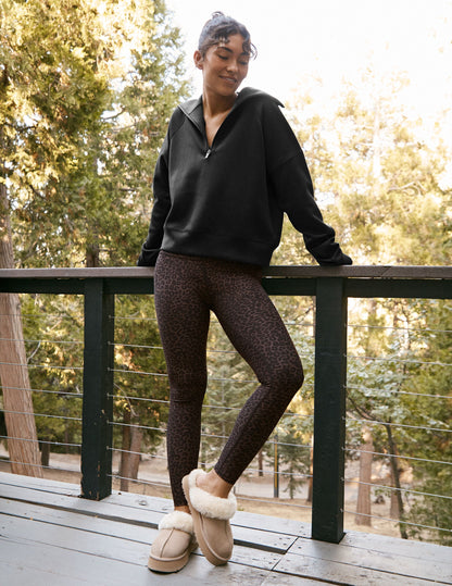 Beyond Yoga Espresso Leopard SoftMark High Waisted Midi Legging