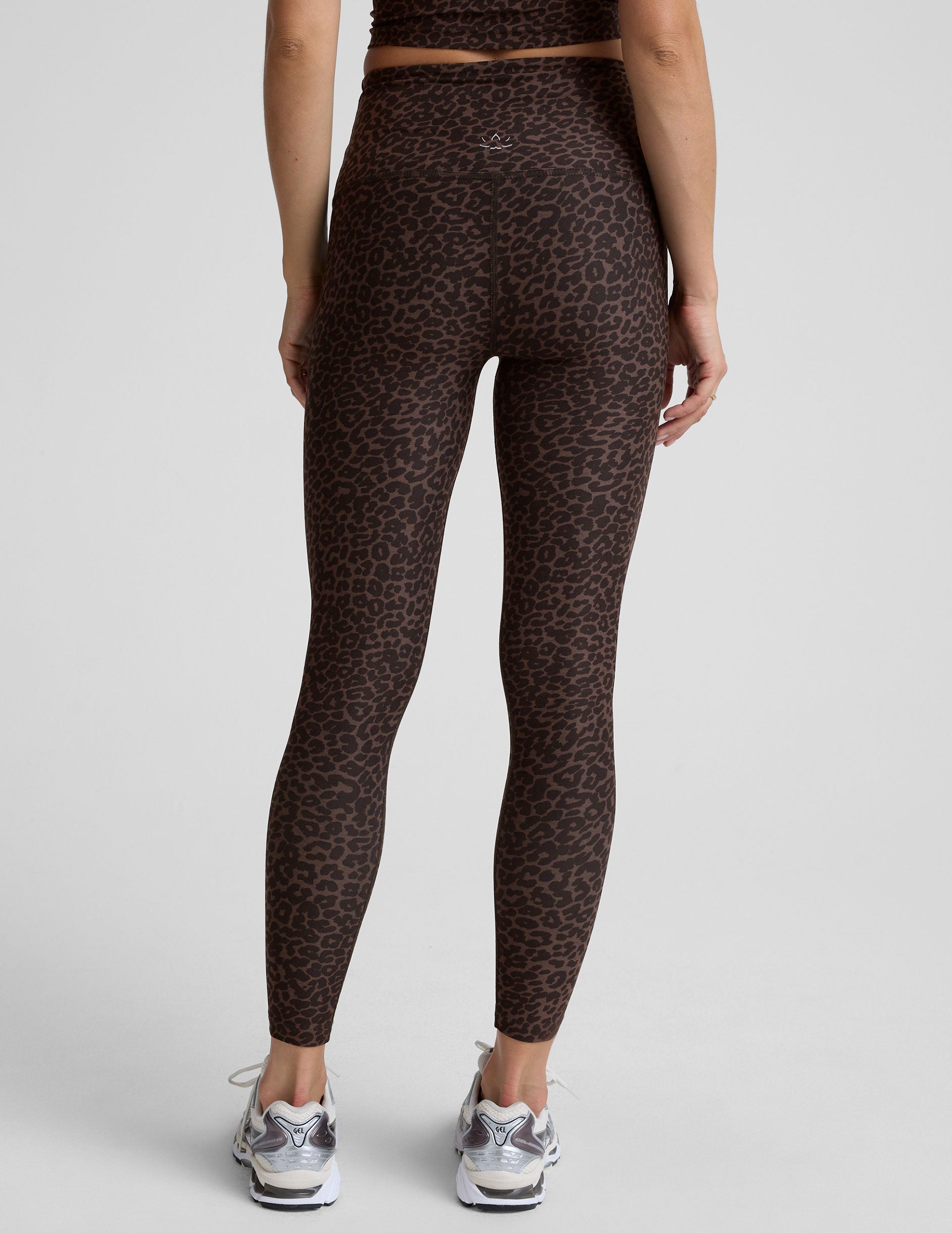 Beyond Yoga Espresso Leopard SoftMark High Waisted Midi Legging