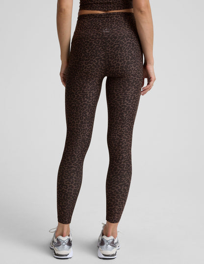 Beyond Yoga Espresso Leopard SoftMark High Waisted Midi Legging