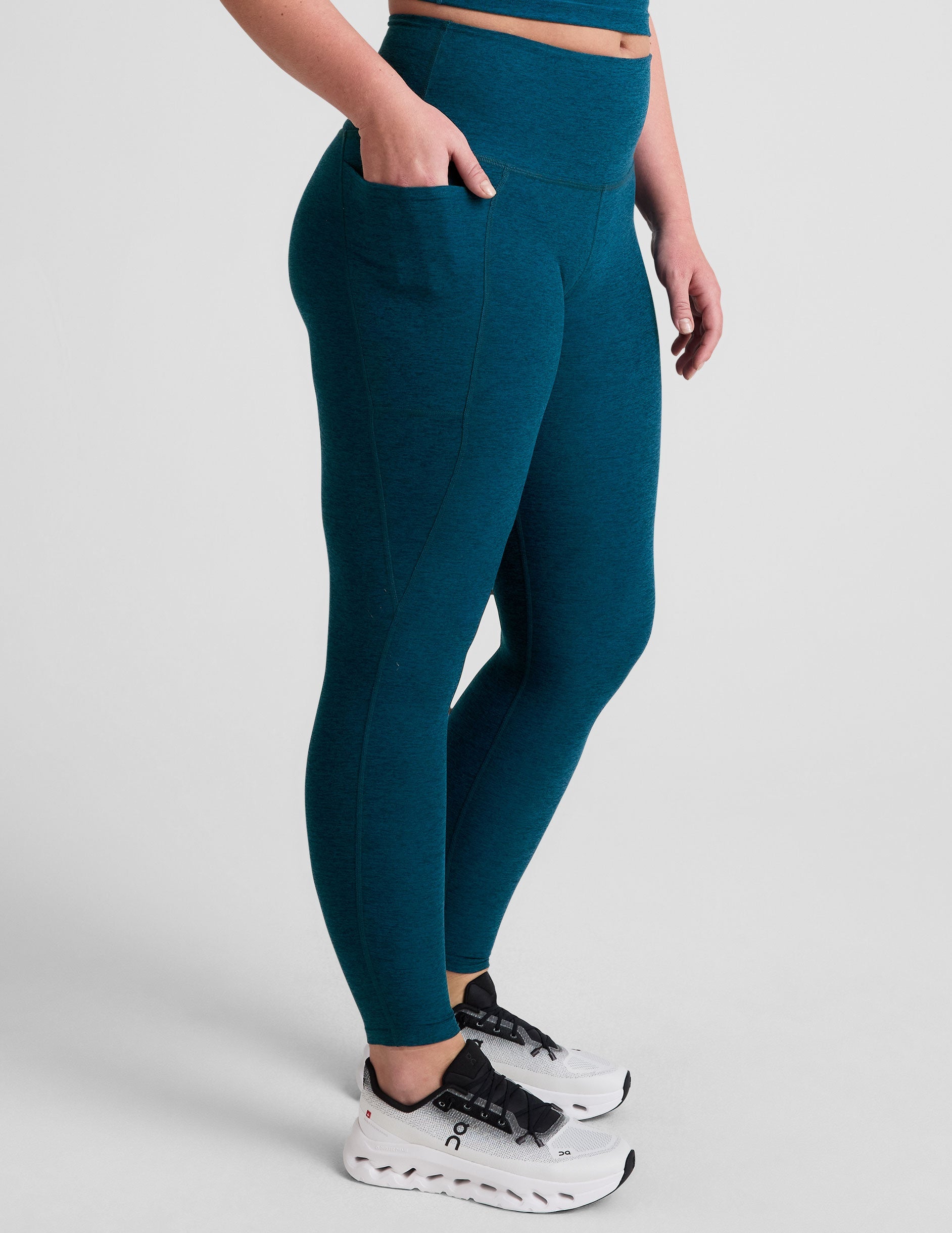 Beyond Yoga Spacedye Out Of Pocket High Waisted Midi Legging